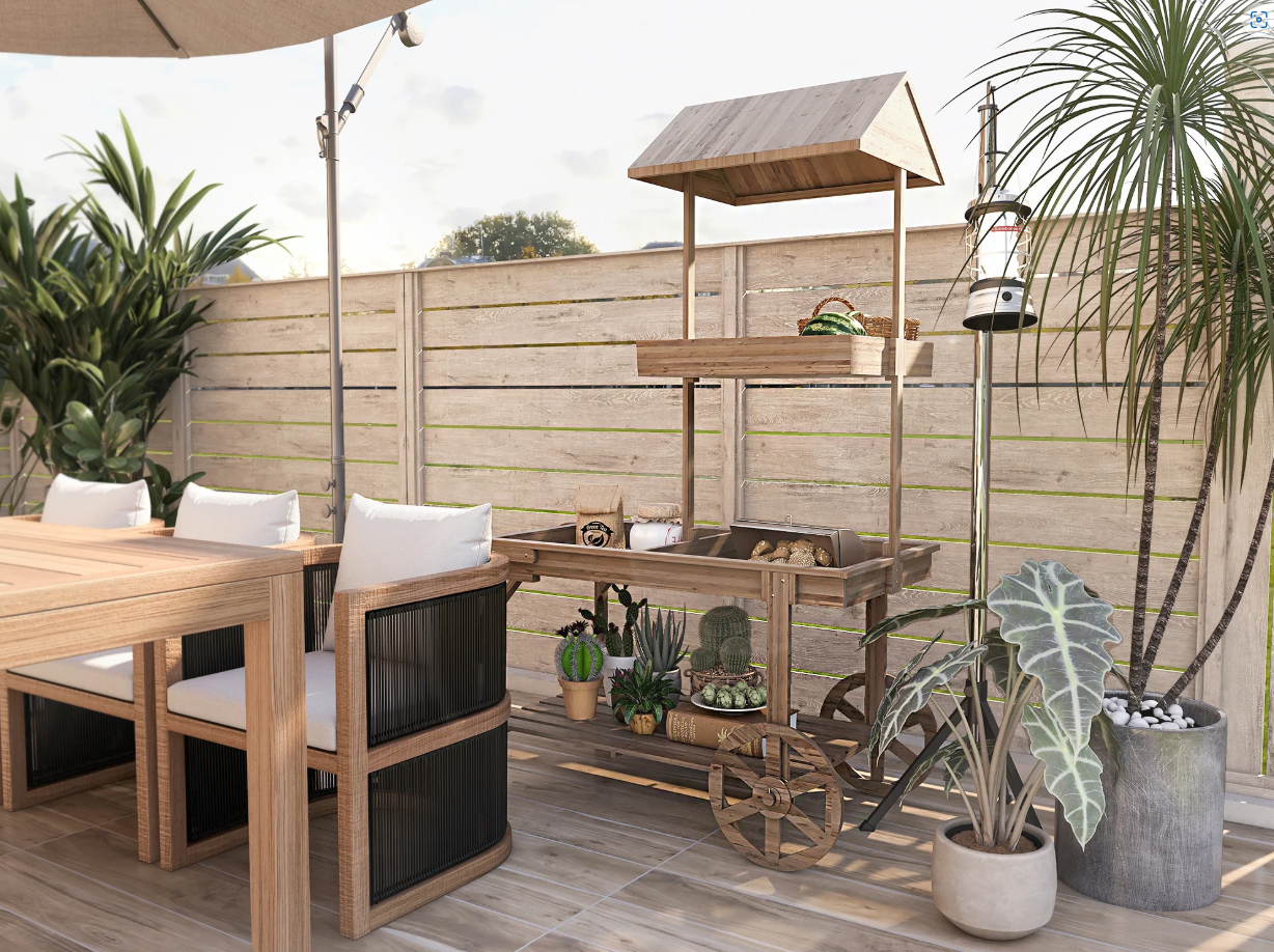 Fully Integrate Outdoor Furniture with the Natural Environment